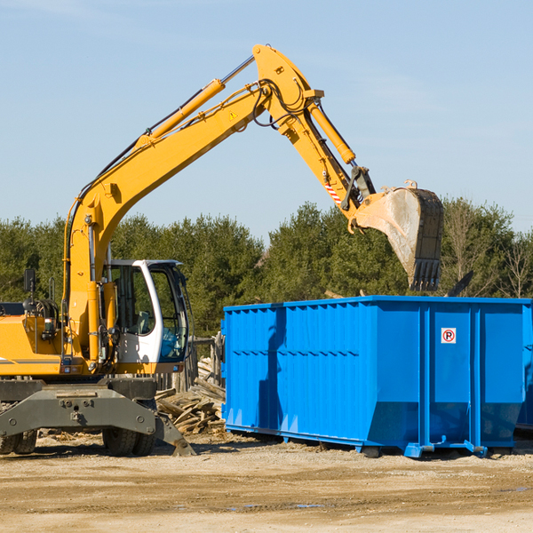 what kind of customer support is available for residential dumpster rentals in East Irvine CA